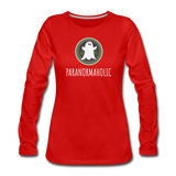 Paranormaholic - Women's Premium Long Sleeve T-Shirt - red