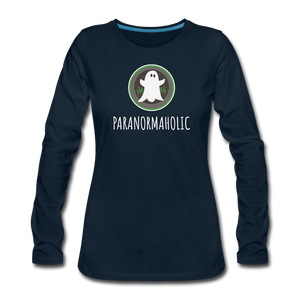 Paranormaholic - Women's Premium Long Sleeve T-Shirt - deep navy