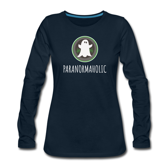 Paranormaholic - Women's Premium Long Sleeve T-Shirt - deep navy