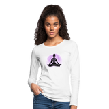 By being yourself - Women's Premium Long Sleeve T-Shirt - white
