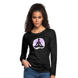 By being yourself - Women's Premium Long Sleeve T-Shirt - charcoal grey