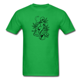 Alien, weed, shroom - Unisex Classic T-Shirt - bright green