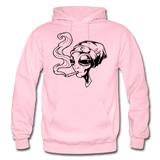 Alien smoking weed - Gildan Heavy Blend Adult Hoodie - light pink
