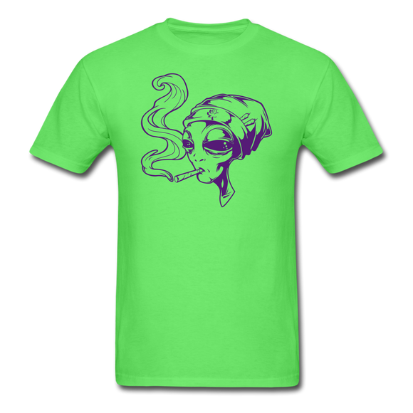 Alien smoking weed - Unisex Classic T-Shirt - kiwi