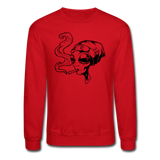 Alien smoking weed - Crewneck Sweatshirt - red