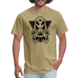 Alien, weed, crystal ball - Unisex Classic T-Shirt - khaki
