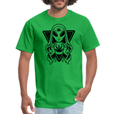 Alien, weed, crystal ball - Unisex Classic T-Shirt - bright green