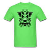 Alien, weed, crystal ball - Unisex Classic T-Shirt - kiwi