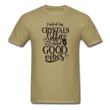 Fueled by crystals and coffee - Unisex Classic T-Shirt - khaki