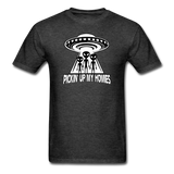 Aliens, picking up my homies - Unisex Classic T-Shirt - heather black