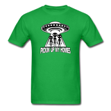 Aliens, picking up my homies - Unisex Classic T-Shirt - bright green