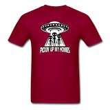 Aliens, picking up my homies - Unisex Classic T-Shirt - dark red