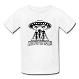 Aliens, picking up my homies - Kids' T-Shirt - white