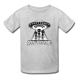 Aliens, picking up my homies - Kids' T-Shirt - heather gray