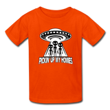 Aliens, picking up my homies - Kids' T-Shirt - orange
