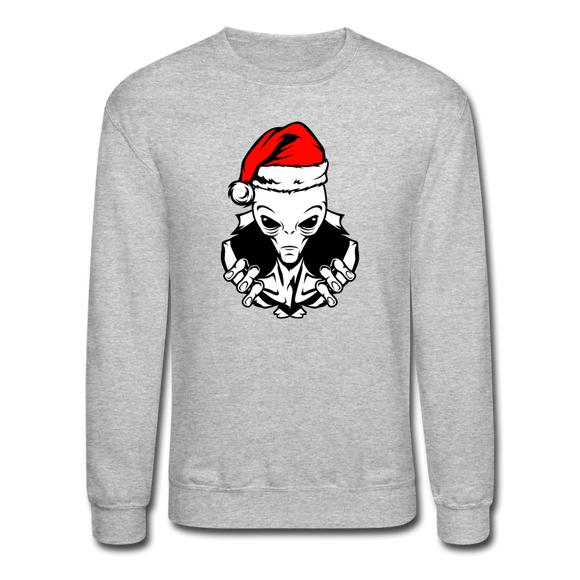 Christmas alien - Unisex Crewneck Sweatshirt - heather gray