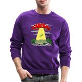 Alien abduction - Unisex Crewneck Sweatshirt - purple