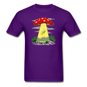 Alien abduction - Unisex Classic T-Shirt - purple