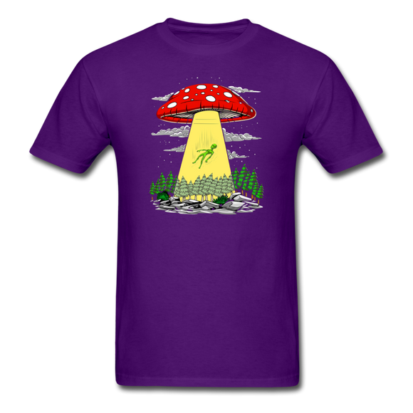 Alien abduction - Unisex Classic T-Shirt - purple
