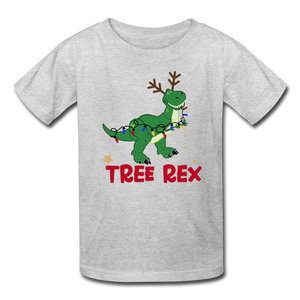 Tree Rex - Kids' T-Shirt - heather gray