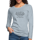 There's a little magic - Women's Premium Long Sleeve T-Shirt - heather ice blue
