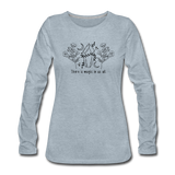 There's a little magic - Women's Premium Long Sleeve T-Shirt - heather ice blue