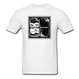 Peeking Bigfoot - Unisex Classic T-Shirt - white