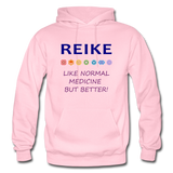 Reiki - Gildan Heavy Blend Adult Hoodie - light pink