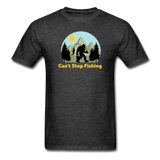 Bigfoot, can't stop fishing - Unisex Classic T-Shirt - heather black