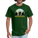 Bigfoot, can't stop fishing - Unisex Classic T-Shirt - forest green