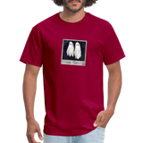 No Feet Ghosts- Unisex Classic T-Shirt - dark red