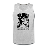 All my friends are cryptids - Men’s Premium Tank - heather gray