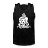 Bigfoot Stay Grounded - Men’s Premium Tank - charcoal grey