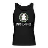 Paranormaholic - Women's Longer Length Fitted Tank - black