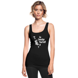Go Smudge yourself - Women's Longer Length Fitted Tank - black