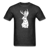 Jackalope bunny - Unisex Classic T-Shirt - heather black