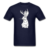 Jackalope bunny - Unisex Classic T-Shirt - navy
