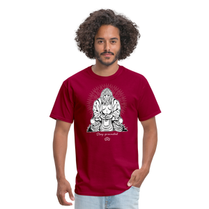 Bigfoot Buddha/Stay Grounded - Unisex Classic T-Shirt - purple