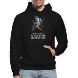 Into the forest I go - Unisex Gildan Heavy Blend Adult Hoodie - black