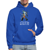 Into the forest I go - Unisex Gildan Heavy Blend Adult Hoodie - royal blue