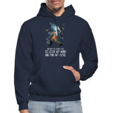 Into the forest I go - Unisex Gildan Heavy Blend Adult Hoodie - navy