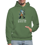 Into the forest I go - Unisex Gildan Heavy Blend Adult Hoodie - military green