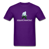 Squatchaholic - Unisex Classic T-Shirt - purple