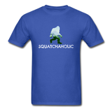 Squatchaholic - Unisex Classic T-Shirt - royal blue