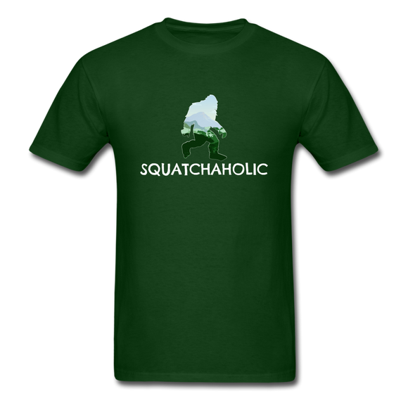Squatchaholic - Unisex Classic T-Shirt - forest green
