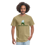 Squatchaholic - Unisex Classic T-Shirt - khaki