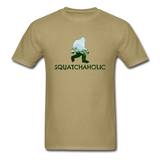 Squatchaholic - Unisex Classic T-Shirt - khaki
