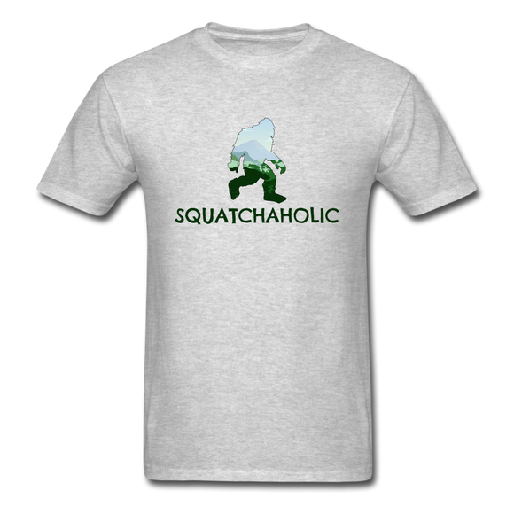 Squatchaholic - Unisex Classic T-Shirt - heather gray