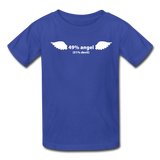 Angel/Devil - Kids' T-Shirt - royal blue