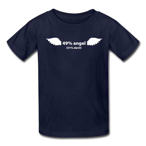 Angel/Devil - Kids' T-Shirt - navy